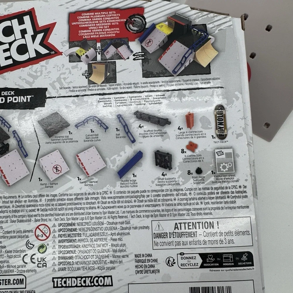 Tech Deck Lot 2‎ Power Flippin Disorder Pyramid Point Baker Skate Park Set